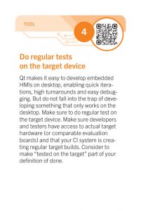 04 – Do regular tests on the target