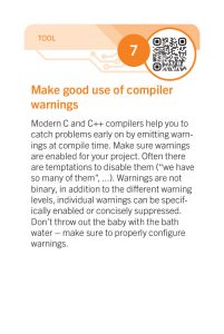 07 – Make good use of compiler warnings